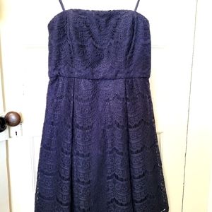Navy blue Jessica Simpson lace dress